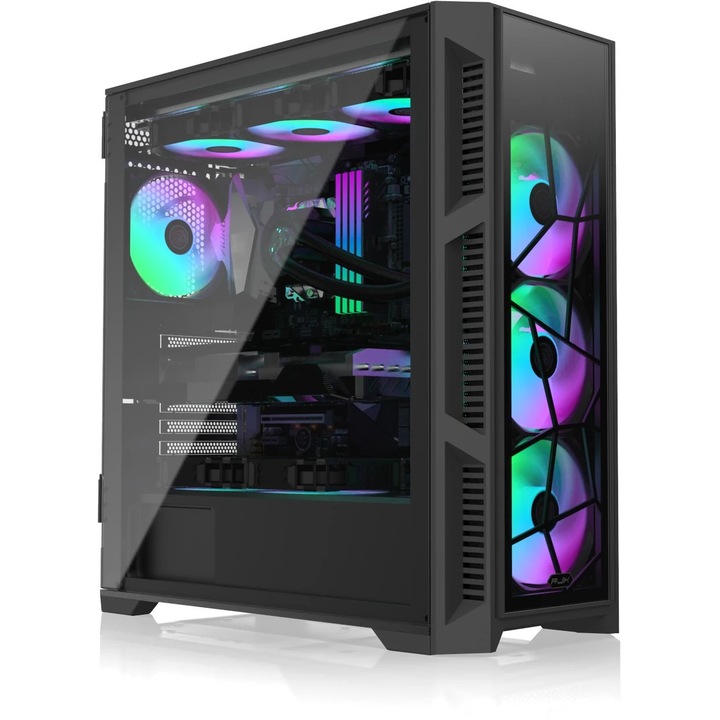 Компютърна кутия RAIJINTEK PONOS ULTRA TG4, Черен, Middle Tower