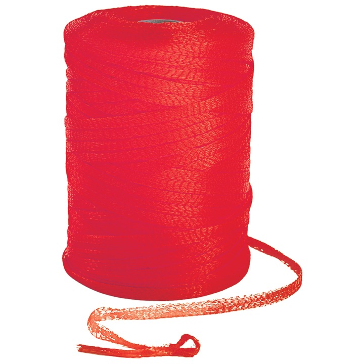 Plasa tubulara pentru ambalat fructe si legume, 480mm, 1000m, Rosu