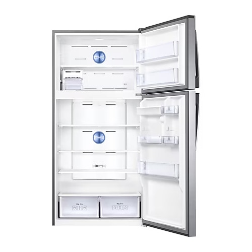 Frigider cu doua usi Samsung RT58K710RSL/EO, 585 l, No Frost, Smart Things WiFi, AI Energy, Clasa E, Dozator apa, H 178.7 cm, Inox