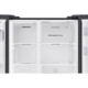 Side by side Samsung RS65DG5403B1EO, 635 l, No frost, All around Cooling, Smart Things WiFi, AI Energy, Clasa E, H 178 cm, Negru