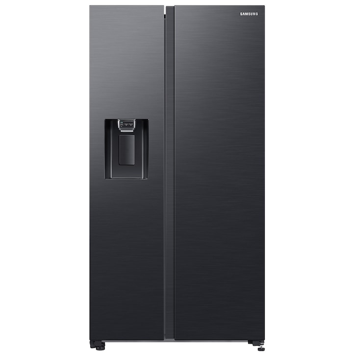 Хладилник Side by side Samsung RS65DG5403B1EO, 635 л, No frost, Allround Cooling, Smart Things WiFi, AI Energy, Клас E, H 178 см, Черен