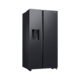 Side by side Samsung RS65DG5403B1EO, 635 l, No frost, All around Cooling, Smart Things WiFi, AI Energy, Clasa E, H 178 cm, Negru