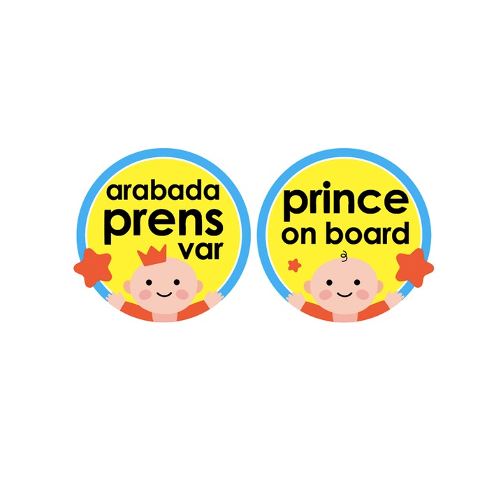Prince a hátsó irányzékon tapadókoronggal, kék