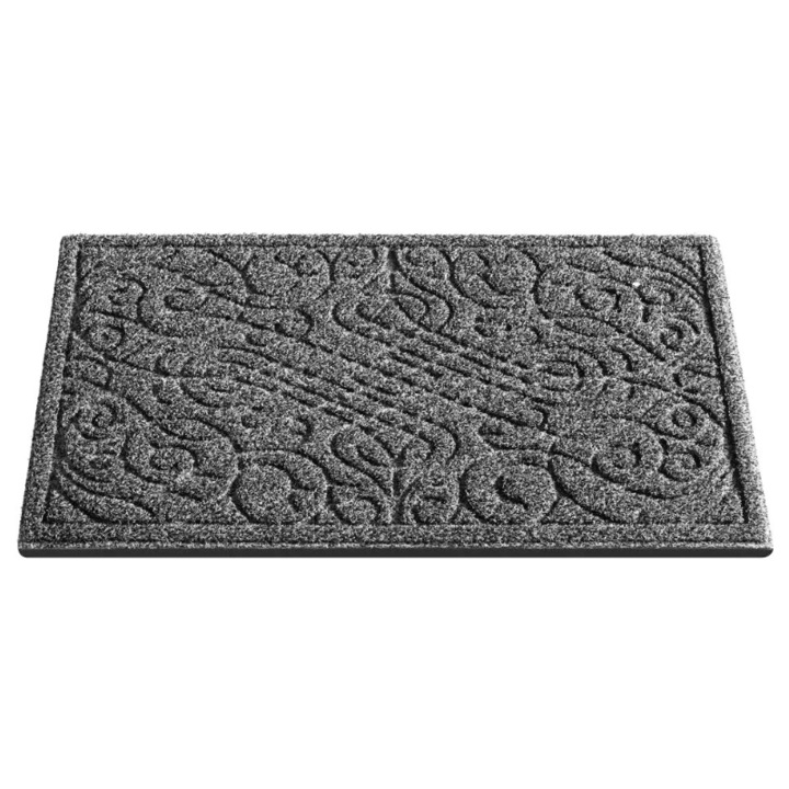 Входна изтривалка, нехлъзгаща се, издръжлива DM02, 75x45 см, Сива