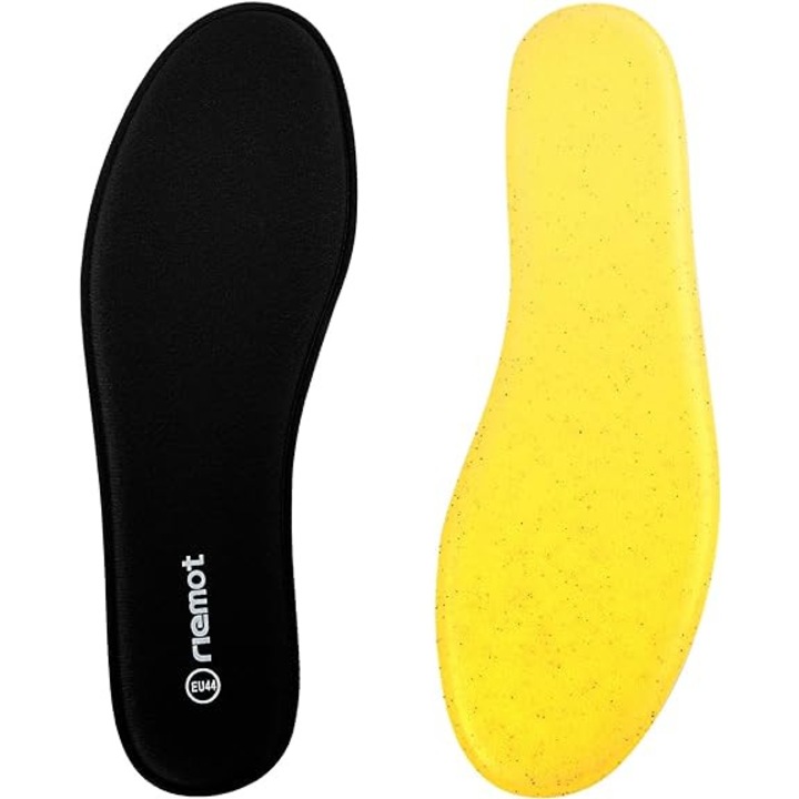 Branturi tip talpici din spuma cu memorie, set 2 bucati, negru, marimea 45