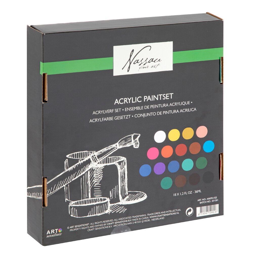 Marabu 12200044960 Artist Acrilico verde chiaro, 120 ml, pittura acrilica fine di qualità artistica, a base d'acqua, consistenza pastosa, altamente pigmentata, ottima brillantezza e opacità