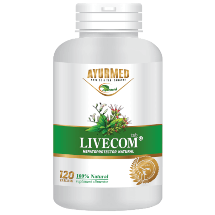 Livecom, 120 tablete, Ayurmed