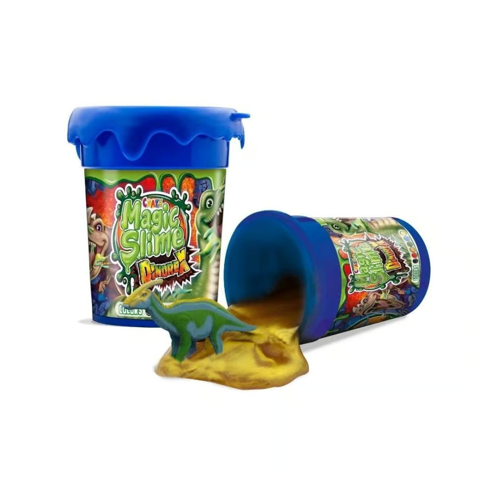 Craze Magic Slime – 12 Mani Appiccicose XXL Con Glitter, Colori Assortiti (rosso, Verde, Blu, Giallo)