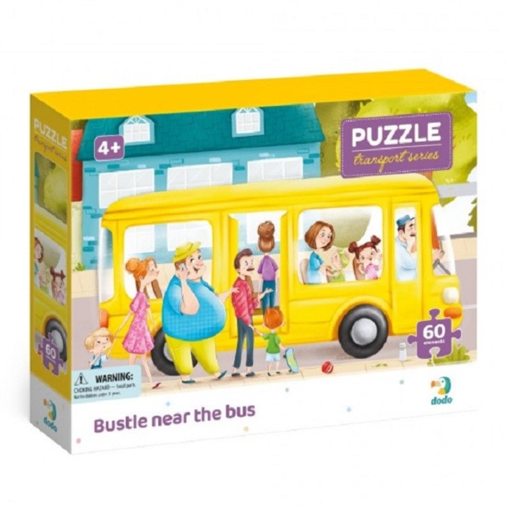 Busz puzzle, 60 elem, Dodo