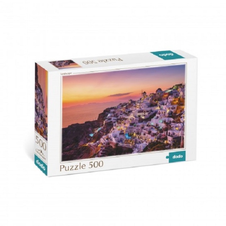 Puzzle Oia falu, Görögország, 500 tétel, Dodo