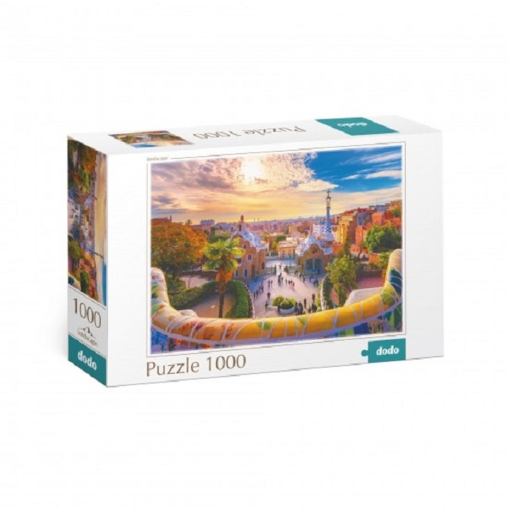 Пъзел Парк Гюел в Барселона. Испания, 1000 бр., Dodo