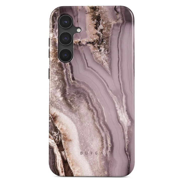 Husa Burga Dual Layer Golden Taupe compatibila cu Samsung Galaxy S23 FE