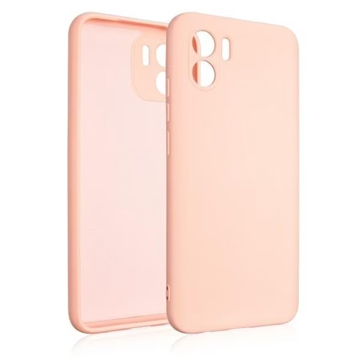 Силиконов калъф BestCase за Xiaomi Redmi A2 / Redmi A1, 1.2MM Microfiber interior, Premium Soft Liquid Silicone, Pink