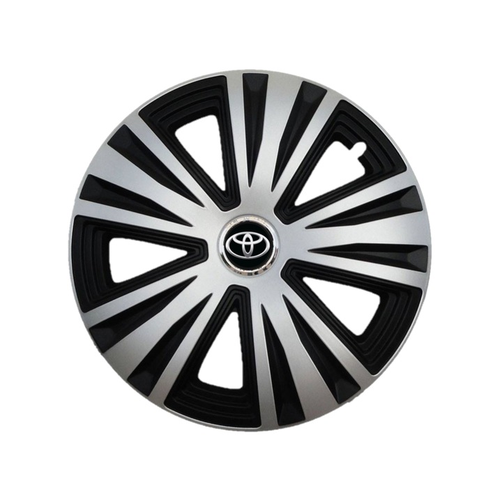 Set 4 Capace Roti CREATIVE REY® potrivite jantelor de 14 inch, pentru Toyota, Glory Mix