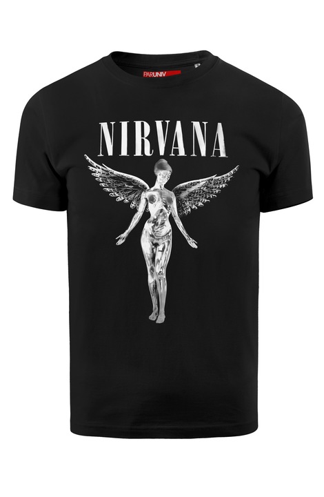 Férfi póló, Nirvana In Utero, sötétfekete, M