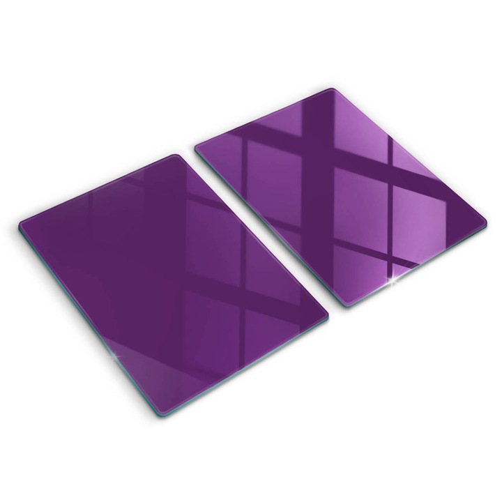 Placa sticla securizata, Wallfluent, protectie perete/plita/blat bucatarie, 2x40x52 cm, Culoare violeta, Violet, 010010530020000260242