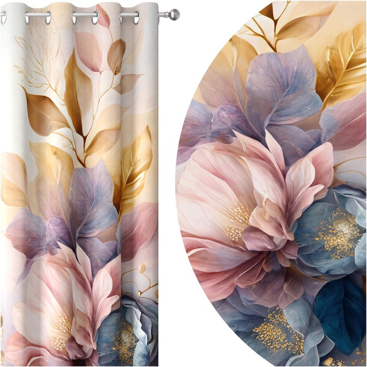 Perdea Cu Inele, Homeview, Zap142, 140X250, Multicolor