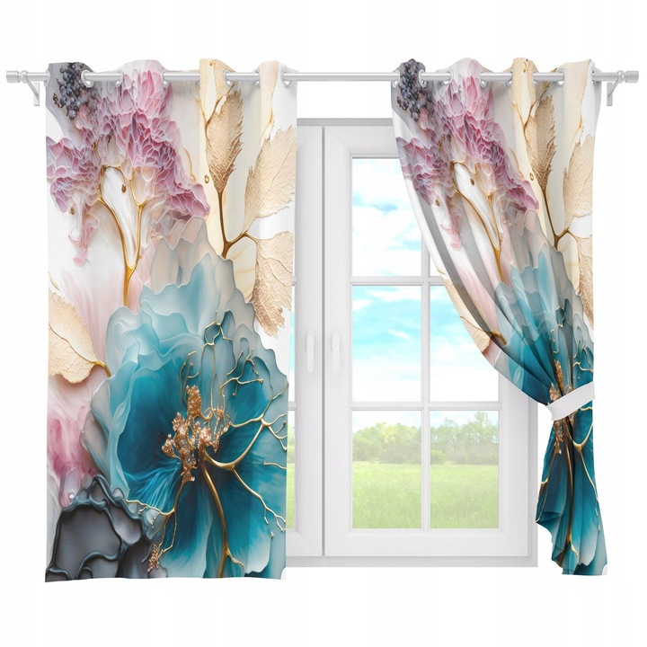 Perdea Cu Inele, Homeview, Zap138, 140X160, Multicolor