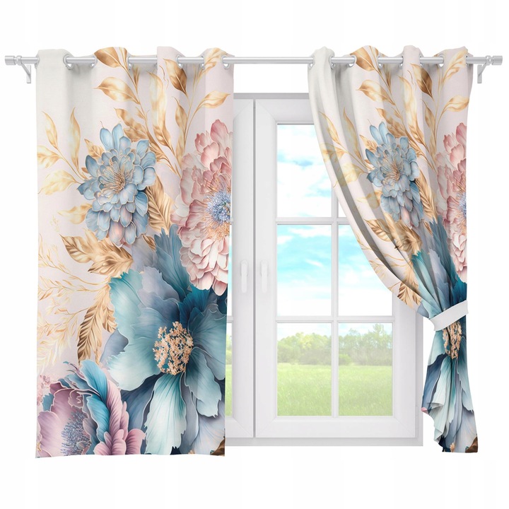 Perdea Cu Inele, Homeview, Zap143, 140X160, Multicolor