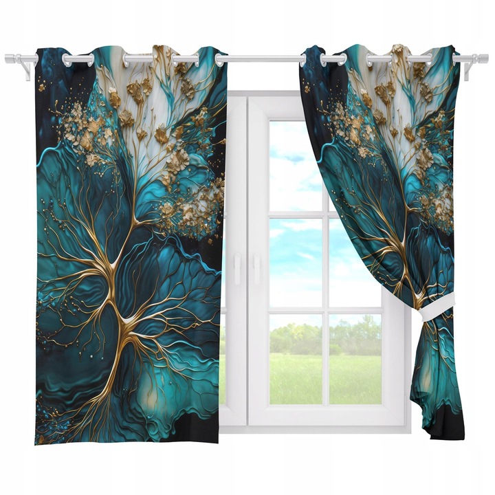 Perdea Cu Inele, Homeview, Zap146, 140X160, Multicolor