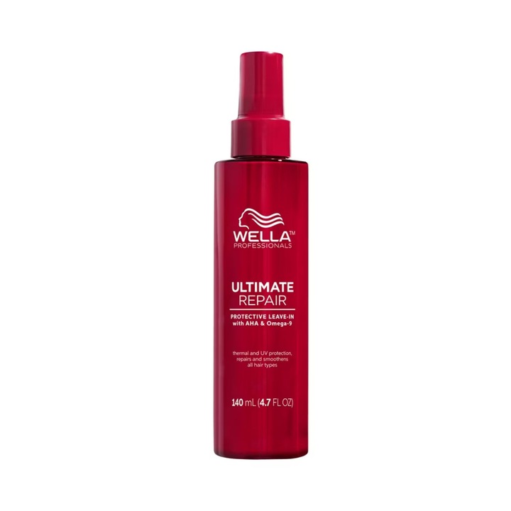 Crema fara clatire reparatoare pentru par deteriorat, Wella Professionals Ultimate Repair Leave In Spray Pasul 4, 140ml