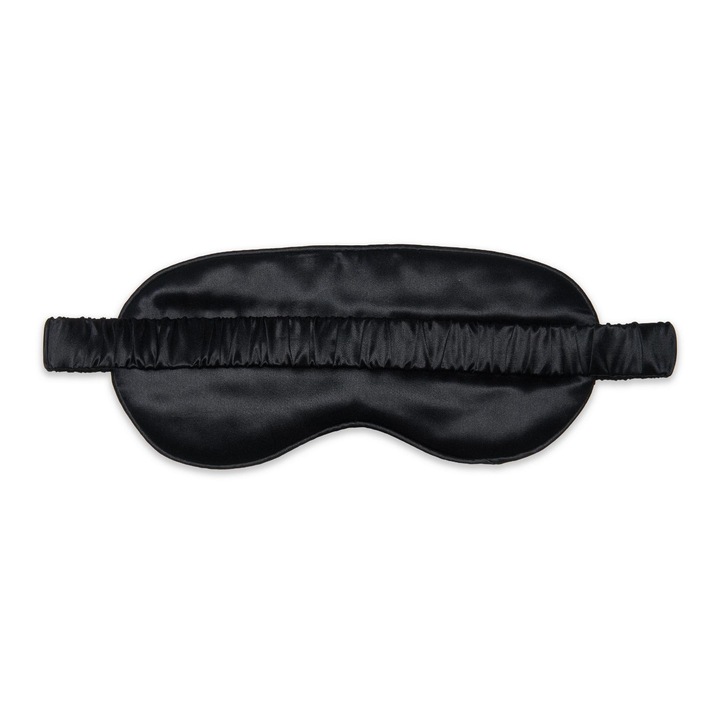Masca de dormit din matase mulberry 22 momme En Privé, Negru