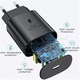 Gyorstöltő, 25 W, kompatibilis a Samsung S10, S20, S20 Ultra, S21 FE, S21, S22, S22 Plus, S23, S23 Plus, Note 10, Note 20 készülékekkel, gyorstöltő adatkábel, 1 méteres C típusú
