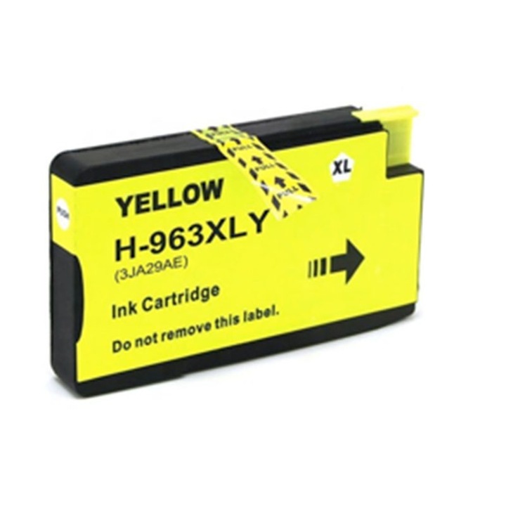 Cartus cerneala compatibil HP 963 / 3JA29AE, yellow, 27 ml