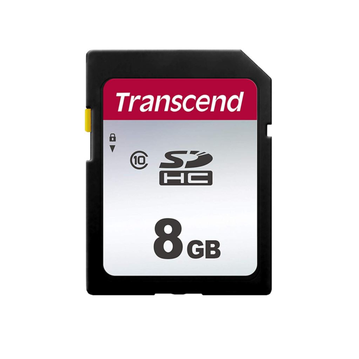 Card de memorie, Transcend, 8 GB, Class 10, Negru/ Gri