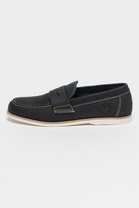 Timberland, Pantofi loafer din piele nabuc Classic, Bleumarin
