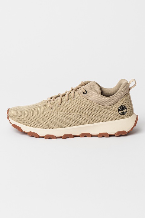 Timberland, Pantofi sport din material textil Winsor Park, Bej