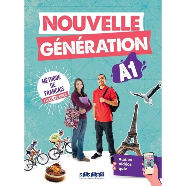 Nouvelle Generation A1, Didier, manual si caiet de exercitii, cu acces la aplicatie si resurse online