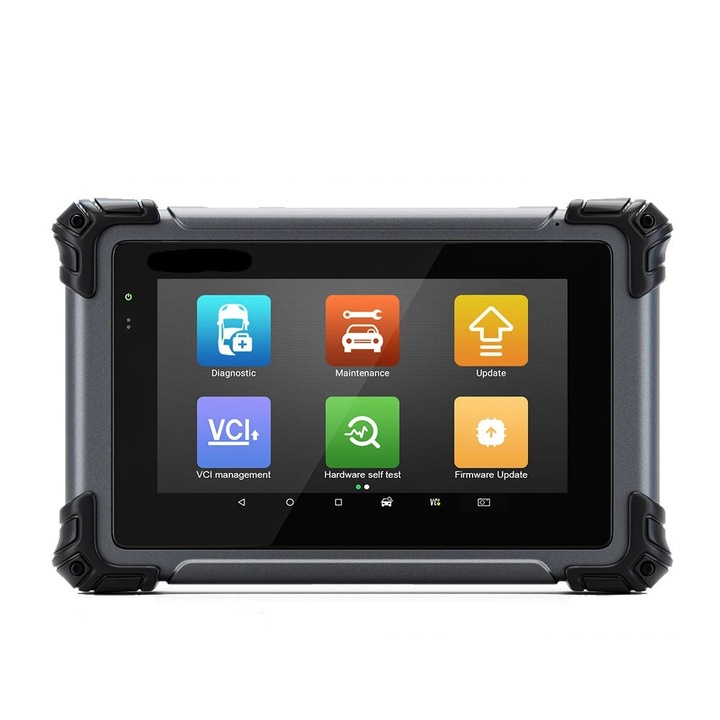 Тестер, за автомобил, универсален, двупосочно управление, OBD2 скенер, немски, сив