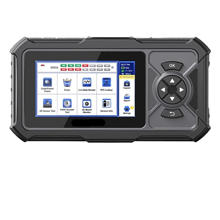 Тестер, за кола, универсален, Obd2, ABS, 28 ресетове, пълна система, черен