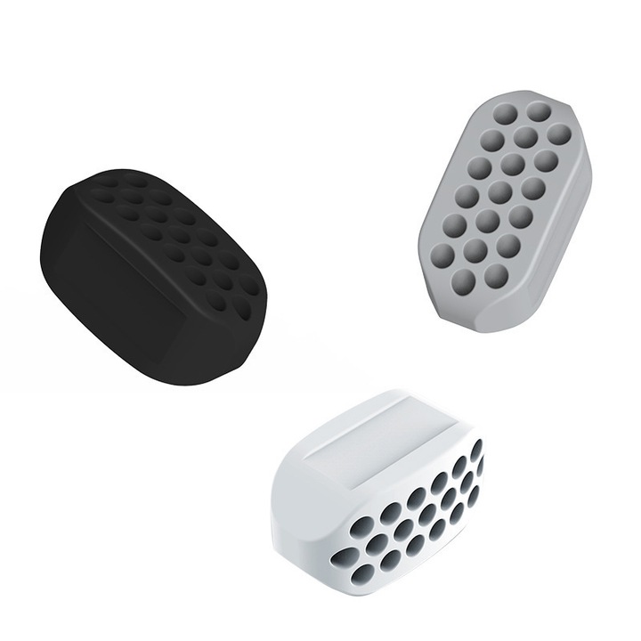Set 3 aparate pentru antrenare maxilar, enkourakoko®, Silicon, 3x1.6x1.5 cm in 3 culori