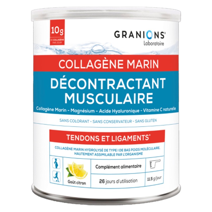 Colagen marin pentru articulatii si recuperare musculara, Granions, Collagene Marine, 300 g