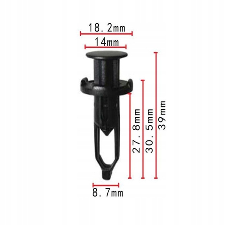 Rögzítő bilincs, Toyota Avensis Auris, Védőrudak, Ütközőpárnák, Az eredetivel megegyező kialakítású