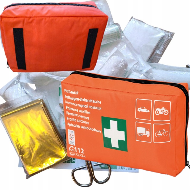 Kit de prim ajutor, Plastic, Portocaliu