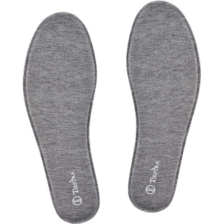 Branturi (talpici) din spuma cu memorie, set 2 bucati, Gri, marimea 37