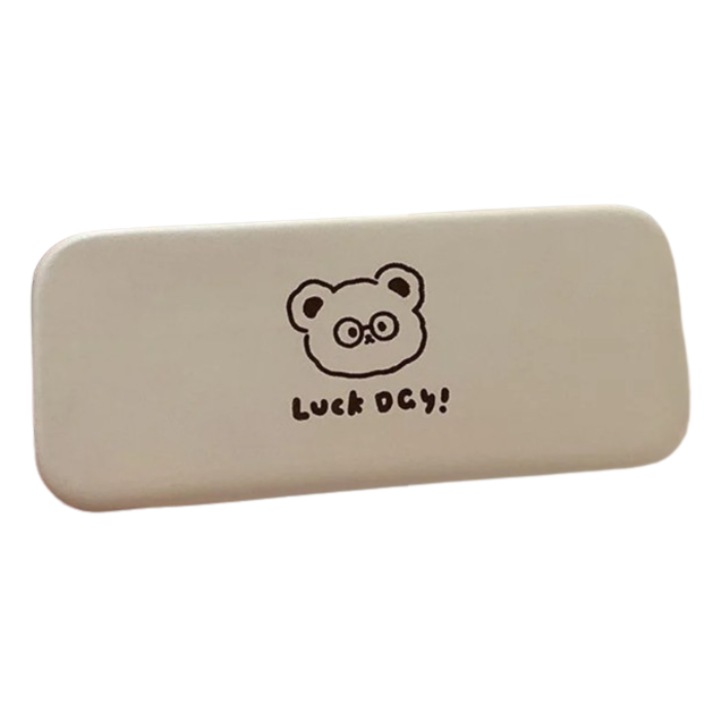 Toc pentru ochelari, Rigid, CRT, Luck Dgy, 16 x 6.5 x 3.2 cm, Crem