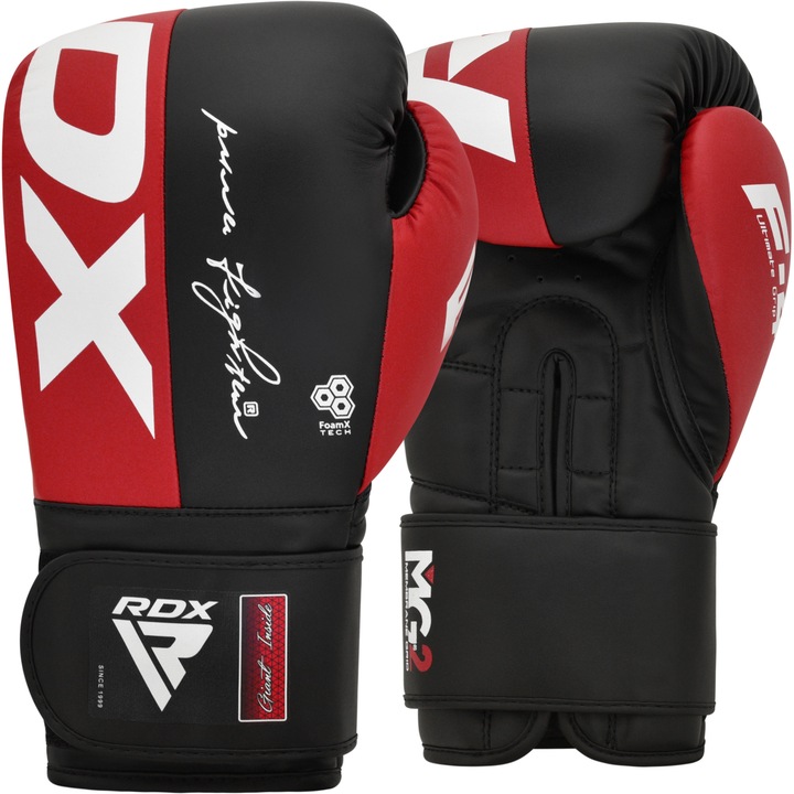 Box sparring kesztyű RDX F4, piros/fekete, 12oz