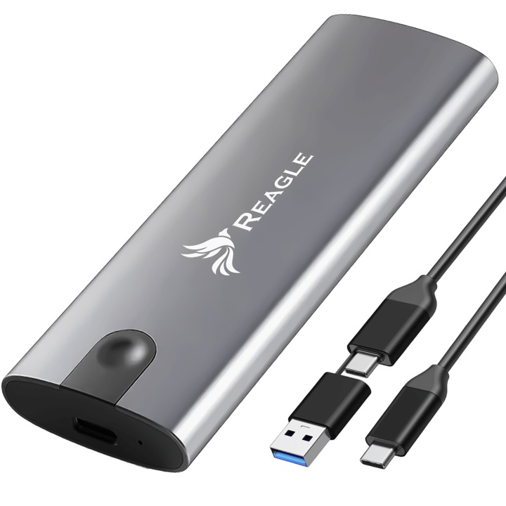 Rack Hard-disk NVME M.2 SATA PCIe SSD USB-C 3.1 M2 10Gbps адаптер Pocket Reagle Case Enclosure
