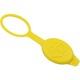 Cover for Opel windshield liquid tank, plastic, yellow