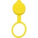 Cover for Opel windshield liquid tank, plastic, yellow