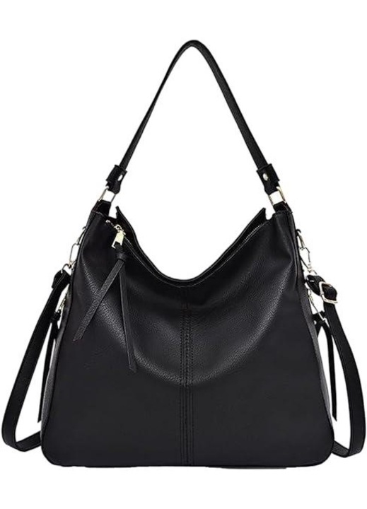 Női táska, Ökológiai bőr, Fekete