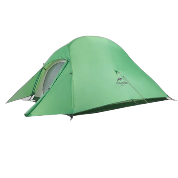 Къмпинг палатка, 270x120 см, ултра лека, за 2 души, водоустойчива, зелена
