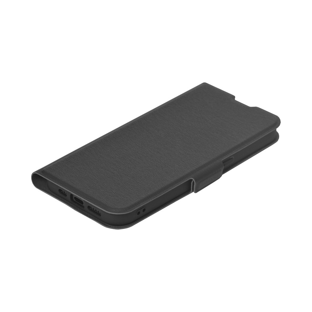 Husa de protectie tip carte Atlas Leon compatibila cu Honor X6B Negru Inchidere magnetica, Protectie Sporita, Anti soc, Anti zgarieturi, Functie de stand