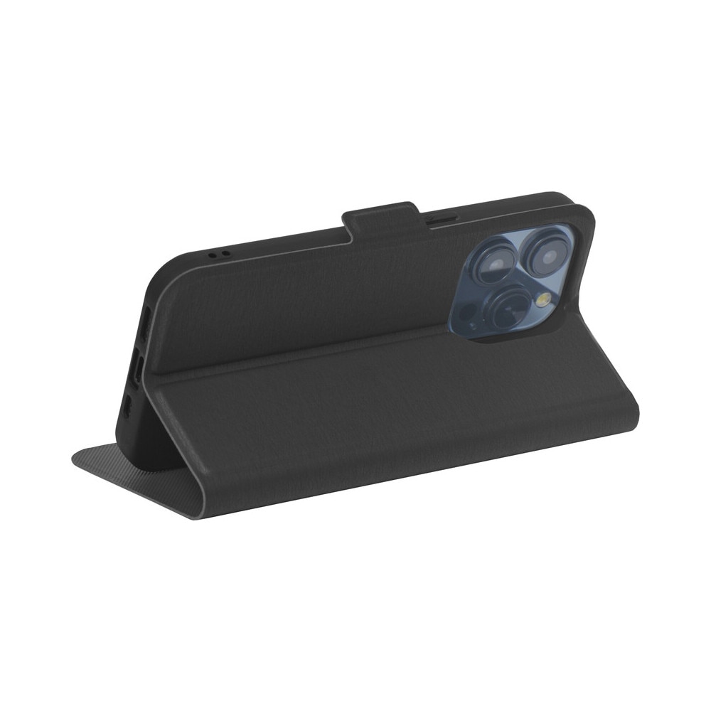 Husa de protectie tip carte Atlas Leon compatibila cu Honor X6B Negru Inchidere magnetica, Protectie Sporita, Anti soc, Anti zgarieturi, Functie de stand