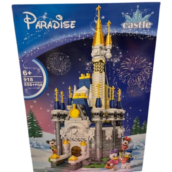 Комплект Paradise Castle 556 части - Мики Маус и неговите приятели, 6+ години