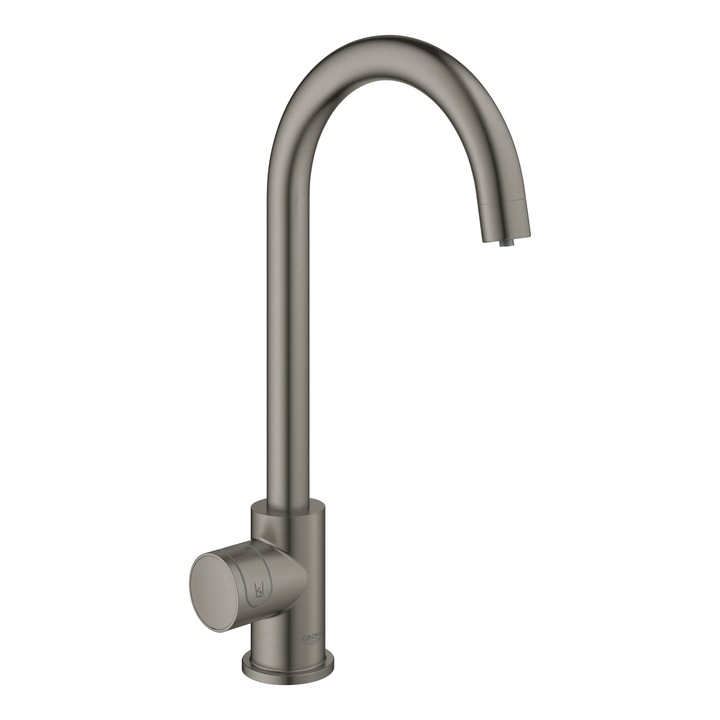 Filtru de bucatarie Grohe Blue Home Mono 31498AL1, medie, Tip C, filtrare, racire, apa carbogazoasa, mat, grafit